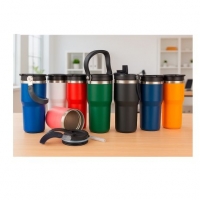 Copo Trmico Persinalizado com Canudo 600ml