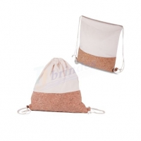 Sacola/ Mochila em Algodo e Cortia Personalizado - Limeira 