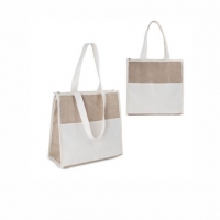Bolsa / Sacola T�rmica em algod�o e Juta sint�tica Personalizada 