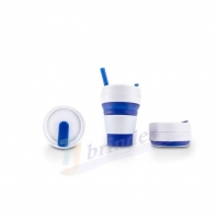 Copo Retrtil 355ml com Canudo Personalizado em So Paulo -Campinas 